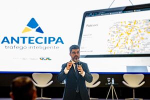 Secretário Adrualdo Catão apresentou a ferramenta Antecipa no encontro dos Detrans - Foto: Luiz Siqueira/MT